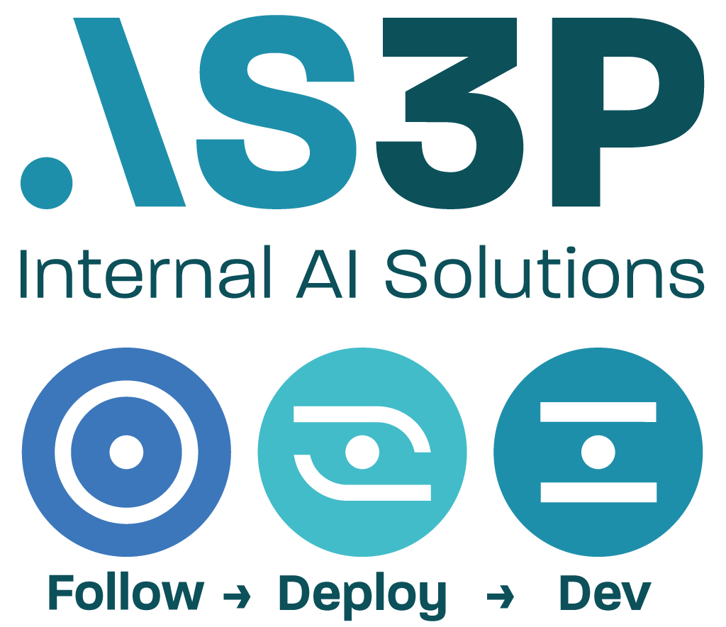 AS3P, Internal AI Solutions: guidance, deployment, development
